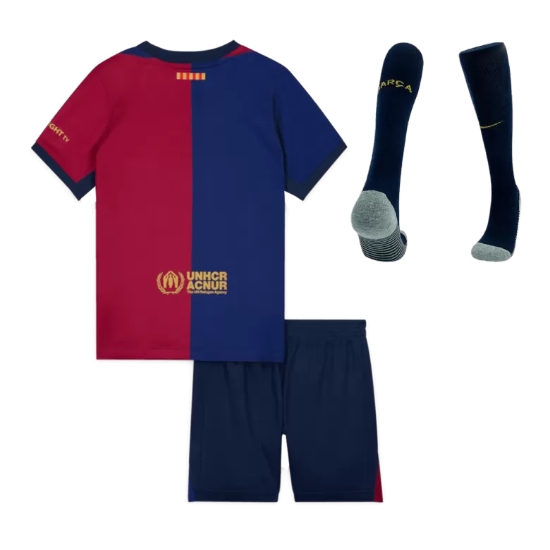 Barcelona Home Jersey Kit 2024/25 Kids(Jersey+Shorts+Socks) - gojersey