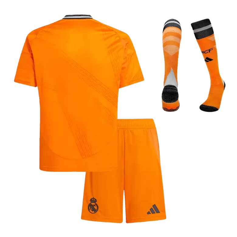 Real Madrid Away Jersey Kit 2024/25 Kids(Jersey+Shorts+Socks) - gojersey