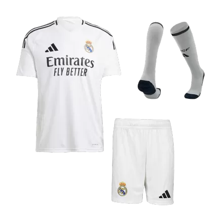 Real Madrid Home Jersey Kit 2024/25 (Jersey+Shorts+Socks) - gojersey