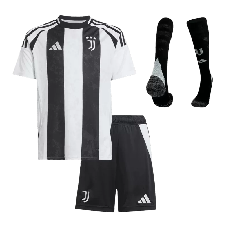 Juventus Home Jersey Kit 2024/25 Kids(Jersey+Shorts+Socks) - gojersey