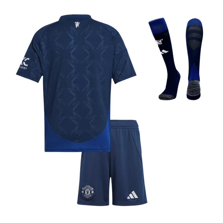 Manchester United Away Jersey Kit 2024/25 Kids(Jersey+Shorts+Socks) - gojersey