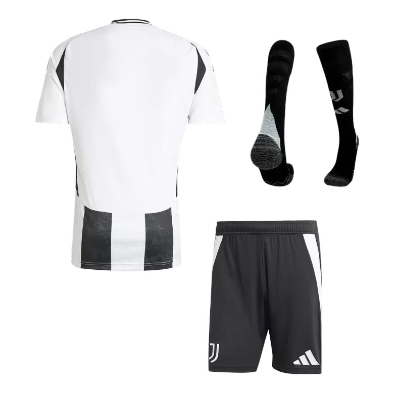 Juventus Home Soccer Jersey Kit 2024/25 (Jersey+Shorts+Socks) - Save The Children Sponsor - gojersey