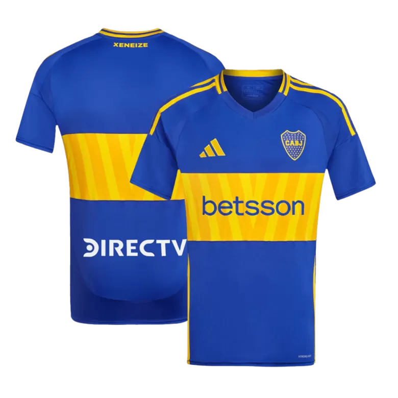 Boca Juniors Home Custom Soccer Jersey 2024/25 - gojersey