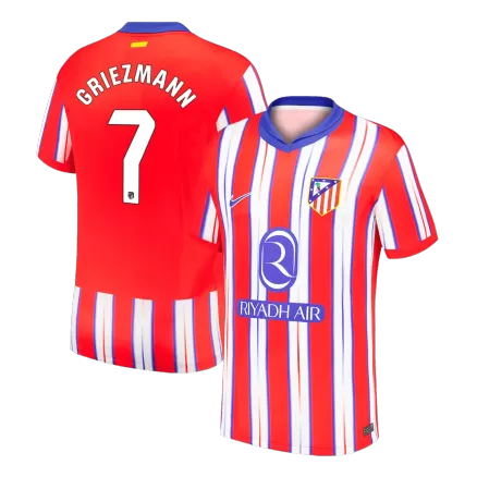 Atletico Madrid GRIEZMANN #7 Home Soccer Jersey 2024/25 - gojersey