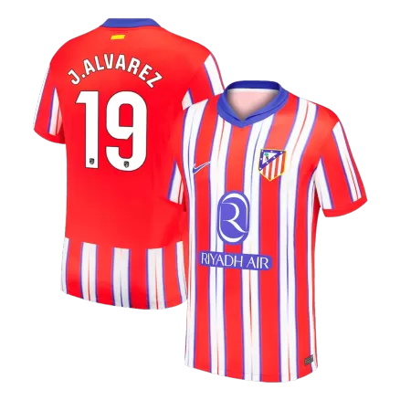 Atletico Madrid J.ALVAREZ #19 Home Soccer Jersey 2024/25 - gojersey