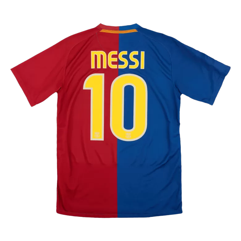 Barcelona MESSI #10 Home Jersey Retro 2008/09 - UCL - gojersey