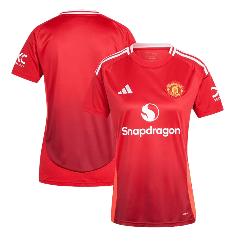 Women's Manchester United Home Soccer Jersey 2024/25 - gojersey