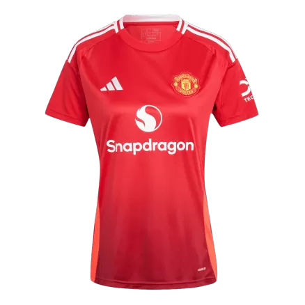 Women's Manchester United Home Soccer Jersey 2024/25 - gojersey