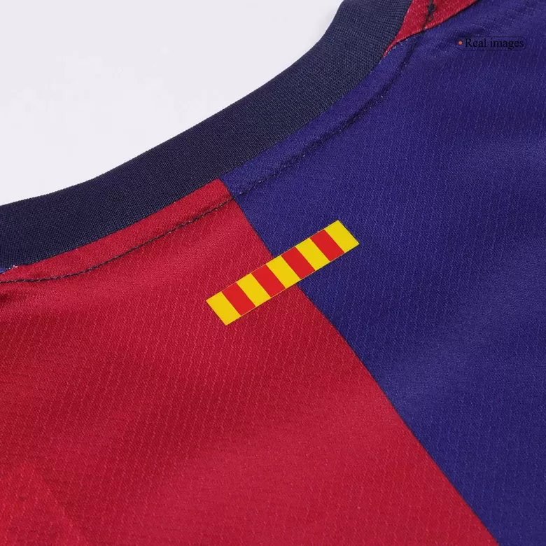 Barcelona Home Jersey Kit 2024/25 Kids(Jersey+Shorts) Spotify Logo Without Text - gojersey