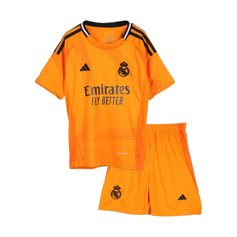 Real Madrid Away Jersey Kit 2024/25 Kids(Jersey+Shorts) - gojersey