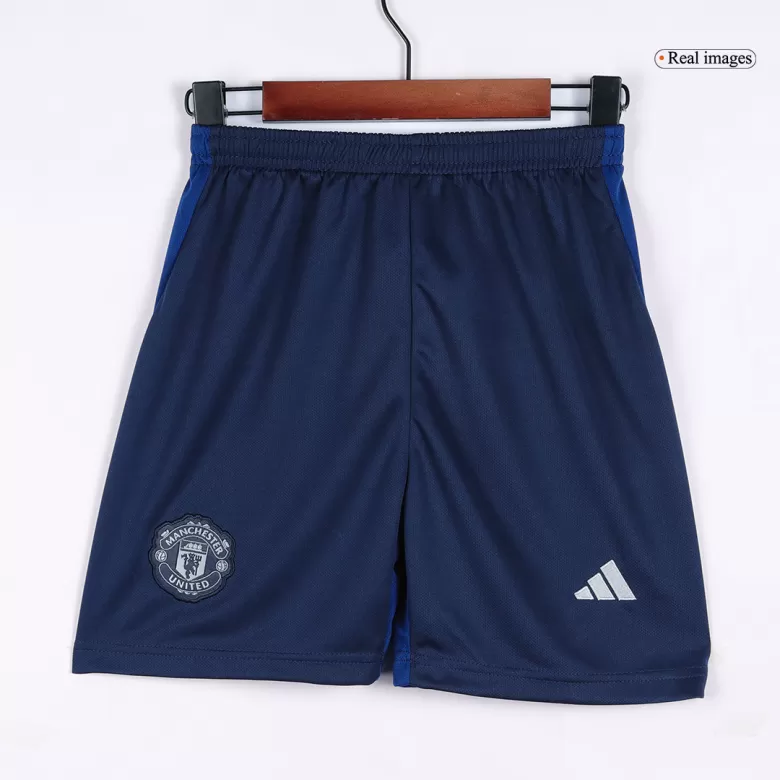 Manchester United Away Jersey Kit 2024/25 Kids(Jersey+Shorts) - gojersey