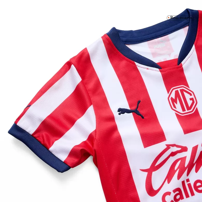 Chivas Home Soccer Jersey Kit 2024/25 Kids(Jersey+Shorts) - gojersey