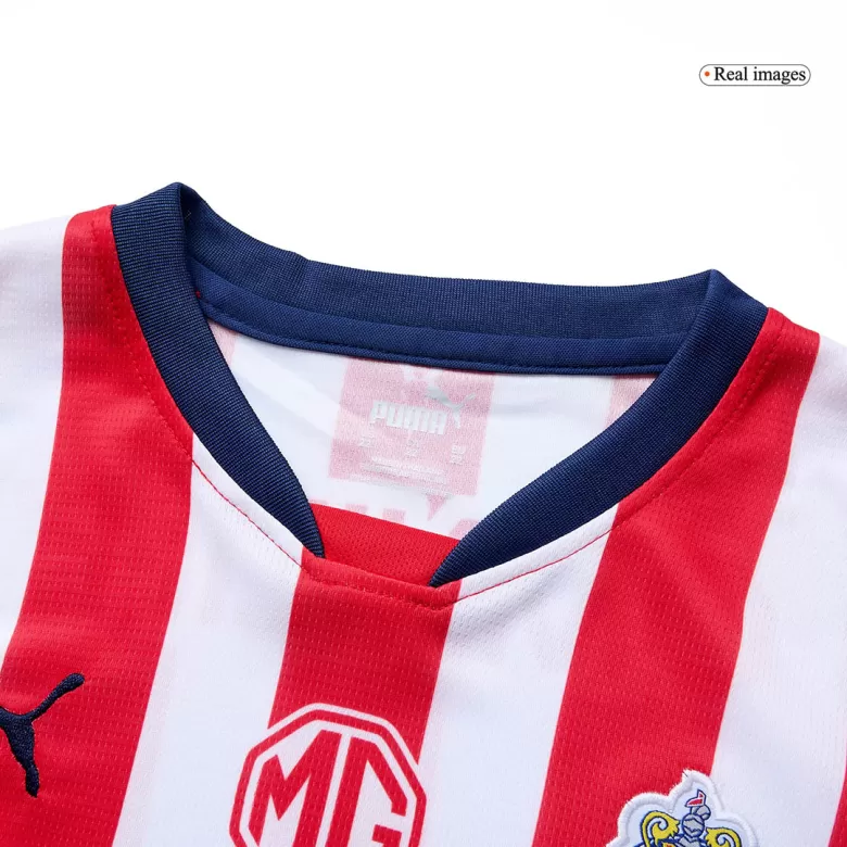 Chivas Home Soccer Jersey Kit 2024/25 Kids(Jersey+Shorts) - gojersey