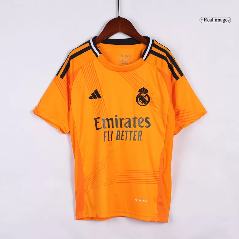 Real Madrid Away Jersey Kit 2024/25 Kids(Jersey+Shorts) - gojersey