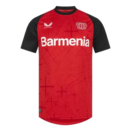 Bayer 04 Leverkusen Home Soccer Jersey 2024/25 - gojersey