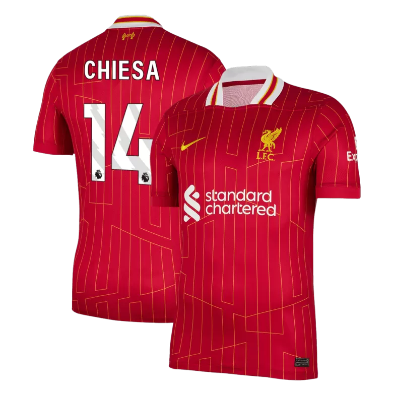 Liverpool CHIESA #14 Home Jersey 2024/25 - gojersey