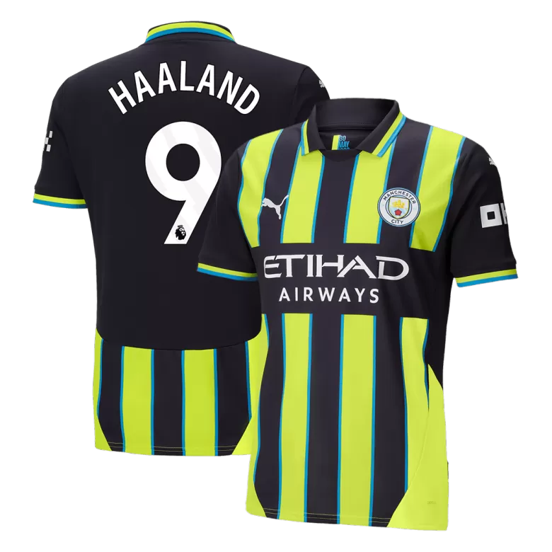 Manchester City HAALAND #9 Away Soccer Jersey 2024/25 - gojersey