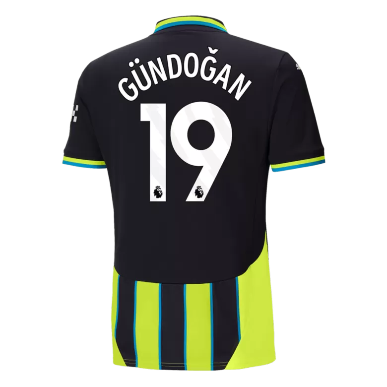 Manchester City GÜNDOĞAN #19 Away Soccer Jersey 2024/25 - gojersey