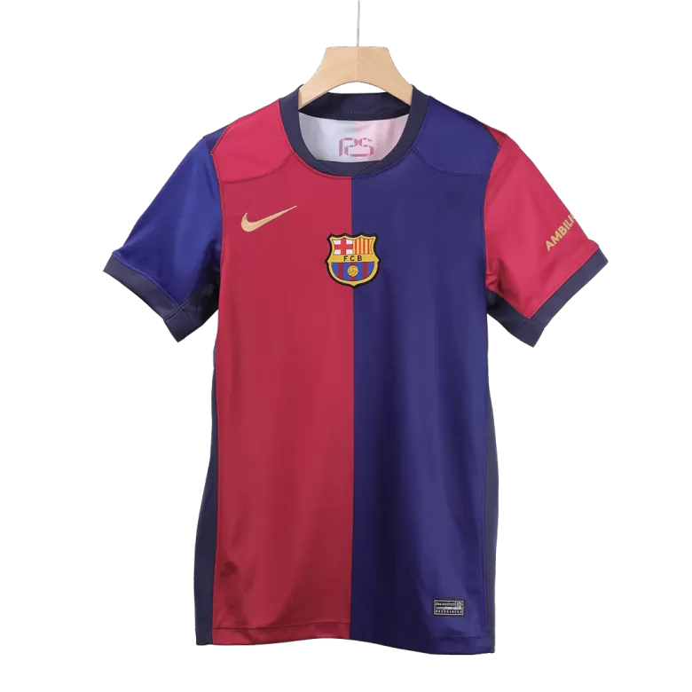 Barcelona F.DE JONG #21 Home Jersey 2024/25 - Spotify Logo Without Text - gojersey