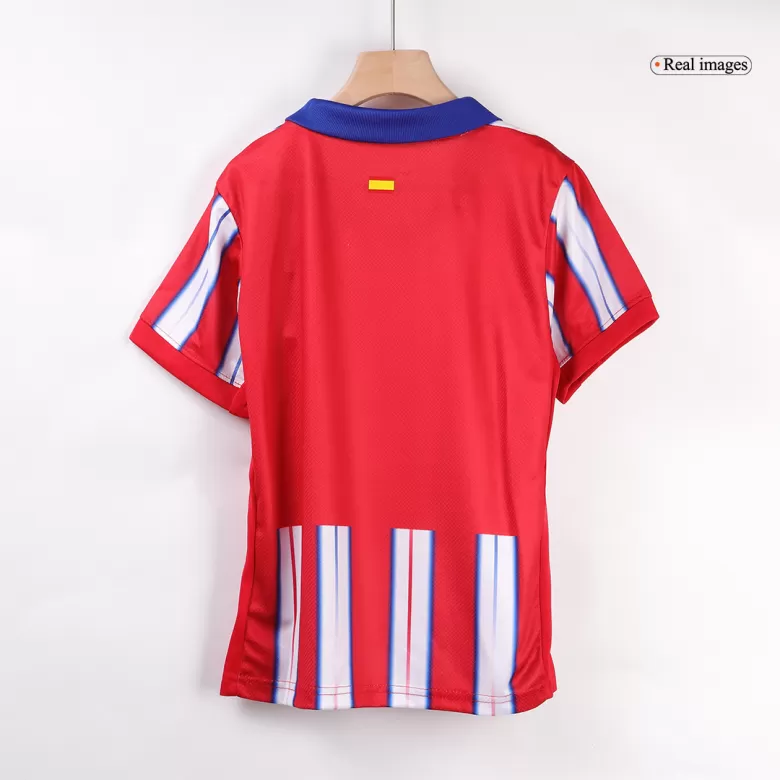 Atletico Madrid Home Soccer Jersey Kit 2024/25 Kids(Jersey+Shorts) - gojersey