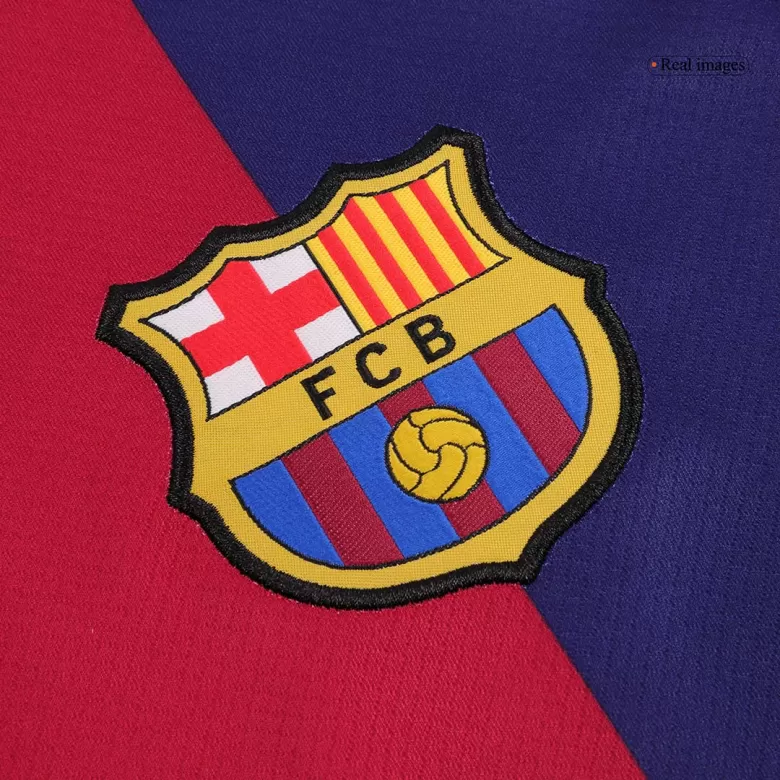 Barcelona Home Jersey 2024/25-Spotify Logo Without Text - gojersey