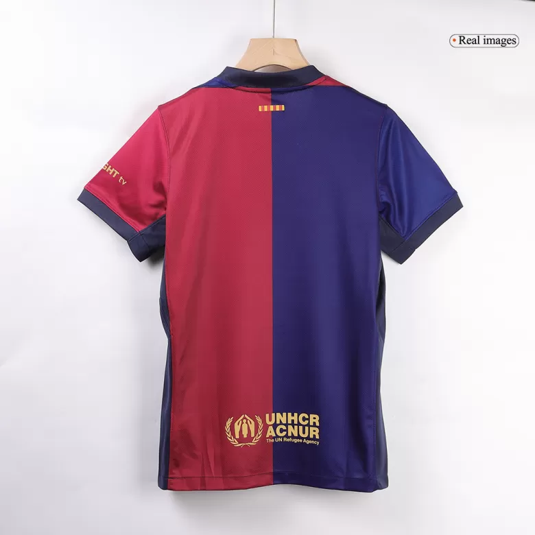 Barcelona Home Jersey 2024/25-Spotify Logo Without Text - gojersey