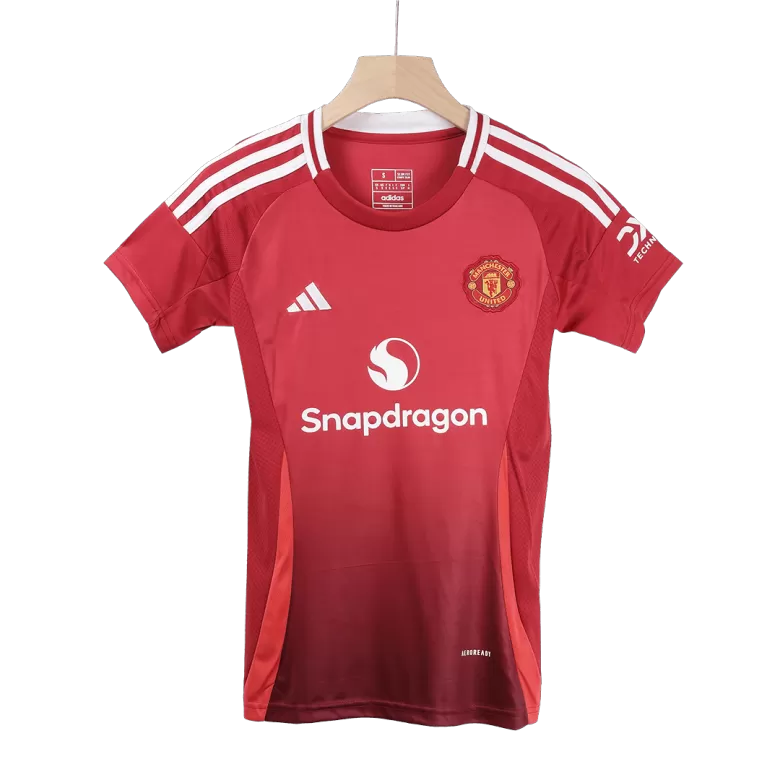 Women's Manchester United Home Soccer Jersey 2024/25 - gojersey