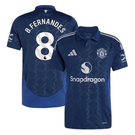 Manchester United B.FERNANDES #8 Away Soccer Jersey 2024/25 - gojersey