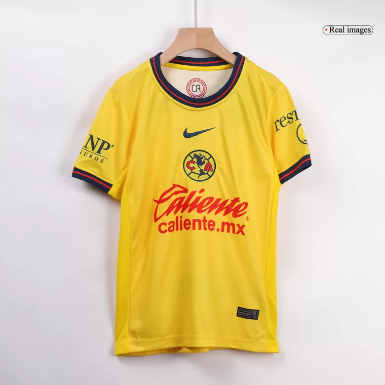 Club America Home Soccer Jersey Kit 2024/25 Kids(Jersey+Shorts) - gojersey