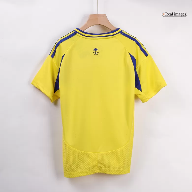 Al Nassr RONALDO #7 Home Soccer Jersey Kit 2024/25 Kids(Jersey+Shorts) - gojersey