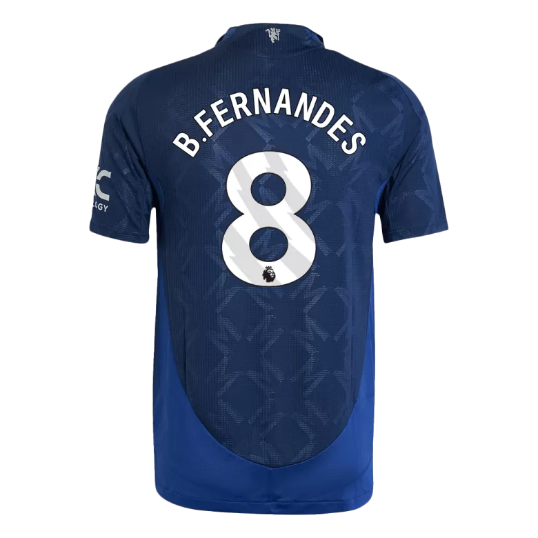 Manchester United B.FERNANDES #8 Away Soccer Jersey Authentic 2024/25 - gojersey