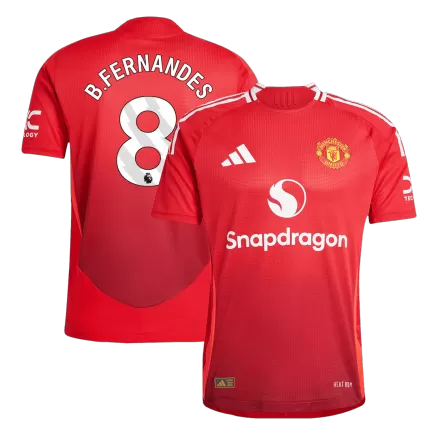 Manchester United B.FERNANDES #8 Home Soccer Jersey Authentic 2024/25 - gojersey