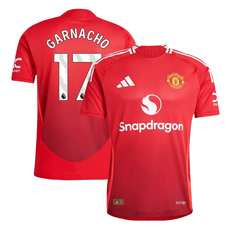 Manchester United GARNACHO #17 Home Soccer Jersey Authentic 2024/25 - gojersey