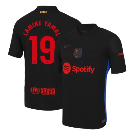 Barcelona LAMINE YAMAL #19 Away Soccer Jersey Authentic 2024/25 - gojersey