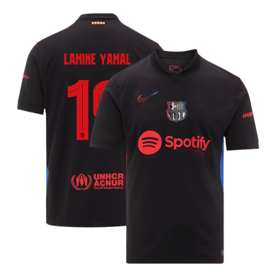 Barcelona LAMINE YAMAL #19 Away Soccer Jersey 2024/25 - UCL Edition - gojersey