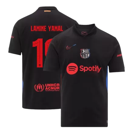 Barcelona LAMINE YAMAL #19 Away Soccer Jersey 2024/25 - UCL Edition - gojersey