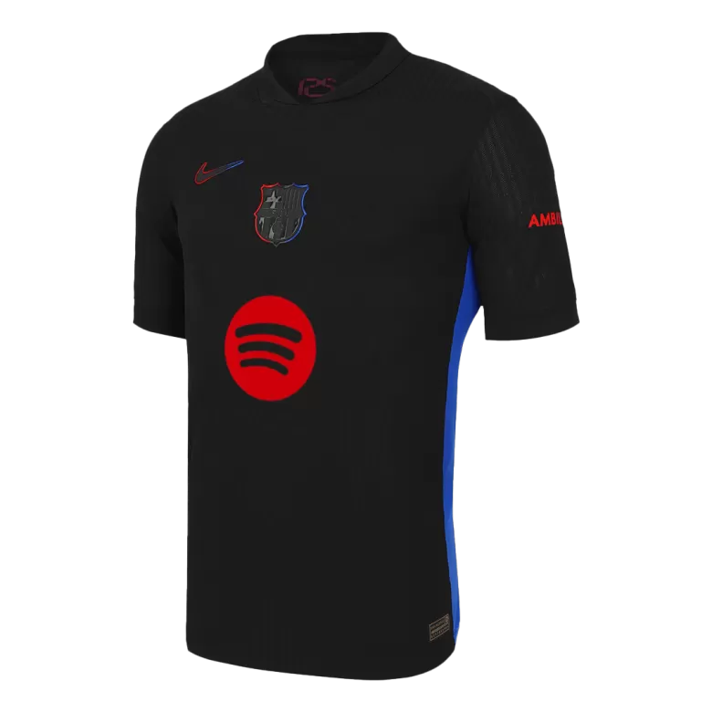 Barcelona F.DE JONG #21 Away Soccer Jersey Authentic 2024/25 - Spotify Logo Without Text - gojersey