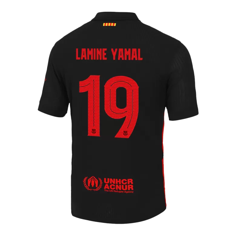 Barcelona LAMINE YAMAL #19 Away Soccer Jersey Authentic 2024/25 - UCL Edition - gojersey