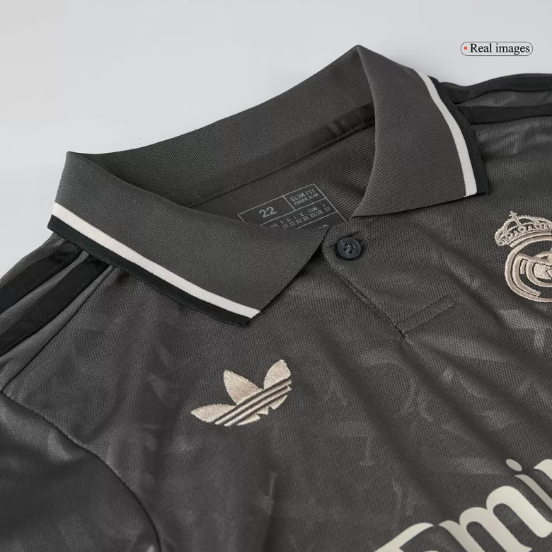 Real Madrid Third Away Soccer Jersey Kit 2024/25 Kids(Jersey+Shorts) - gojersey