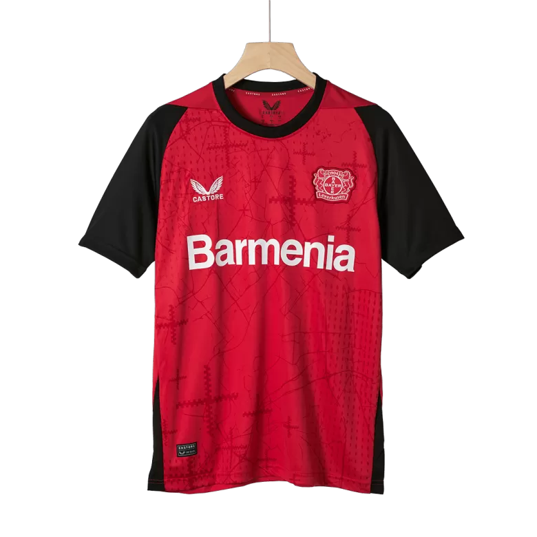 Bayer 04 Leverkusen Home Soccer Jersey 2024/25 - gojersey