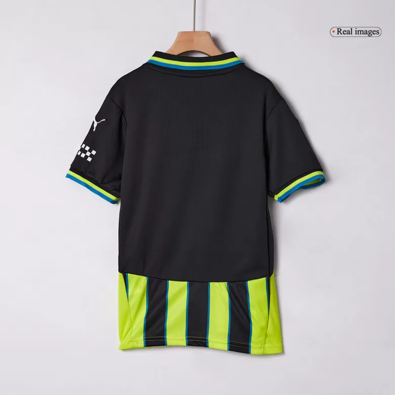 Manchester City Away Soccer Jersey Kit 2024/25 Kids(Jersey+Shorts) - gojersey