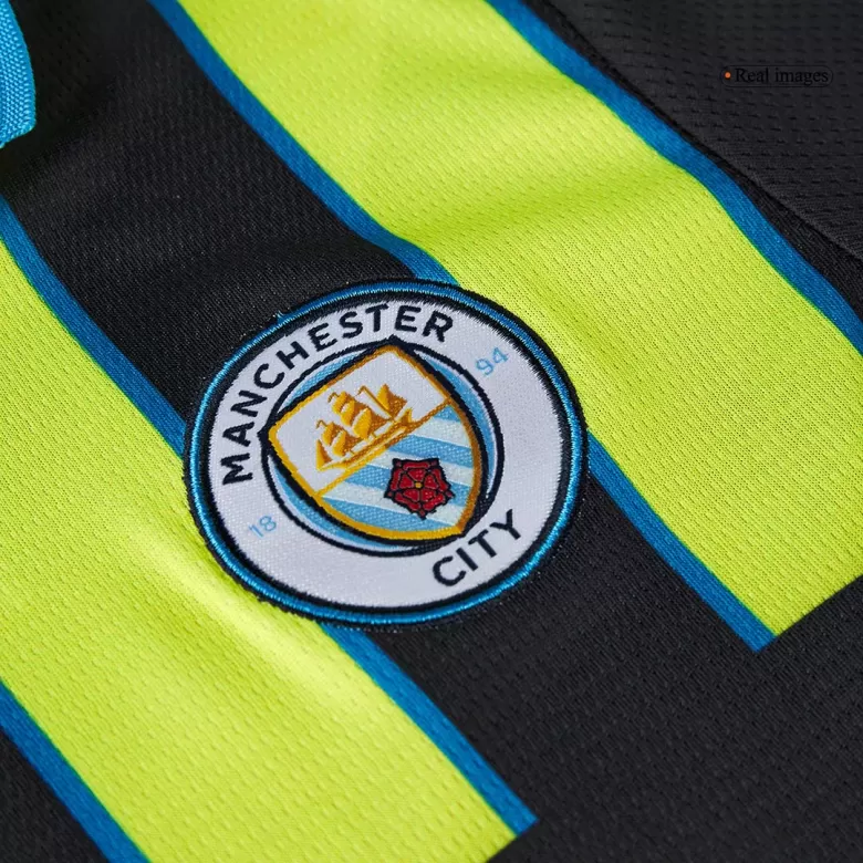 Manchester City Away Soccer Jersey Kit 2024/25 Kids(Jersey+Shorts) - gojersey