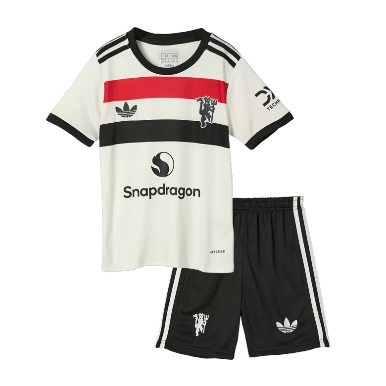 Manchester United Third Away Soccer Jersey Kit 2024/25 Kids(Jersey+Shorts+Socks) - gojersey