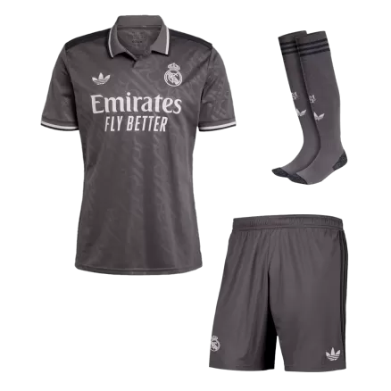 Real Madrid Third Away Soccer Jersey Kit 2024/25 (Jersey+Shorts+Socks) - gojersey