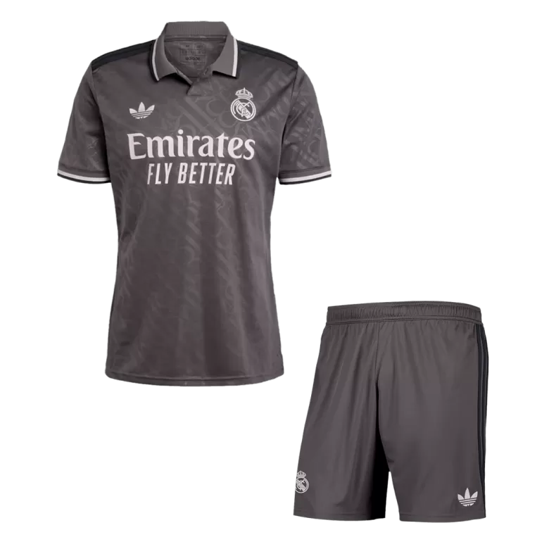 Real Madrid Third Away Soccer Jersey Kit 2024/25 (Jersey+Shorts) - gojersey