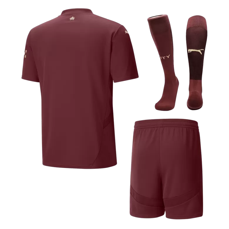 Manchester City Third Away Soccer Jersey Kit 2024/25 (Jersey+Shorts+Socks) - gojersey