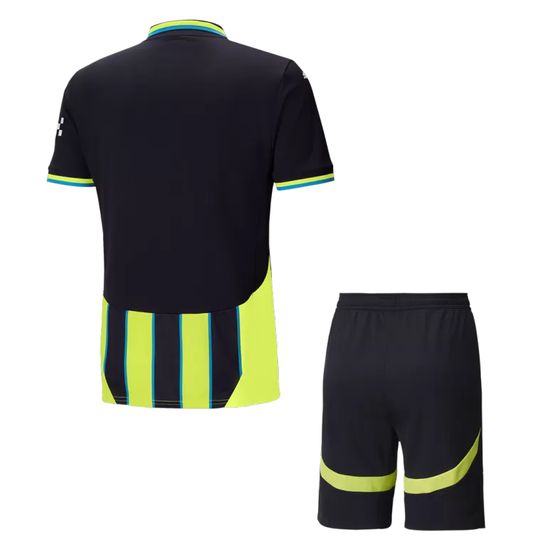 Manchester City Away Soccer Jersey Kit 2024/25 (Jersey+Shorts) - gojersey