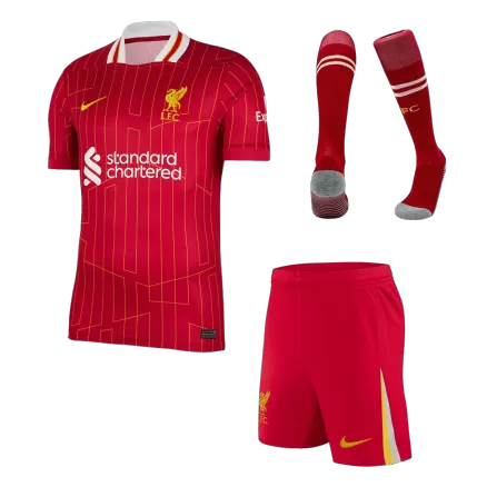 Liverpool Home Soccer Jersey Kit 2024/25 (Jersey+Shorts+Socks) - gojersey