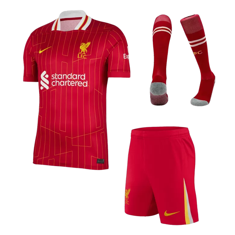 Liverpool Home Soccer Jersey Kit 2024/25 (Jersey+Shorts+Socks) - gojersey