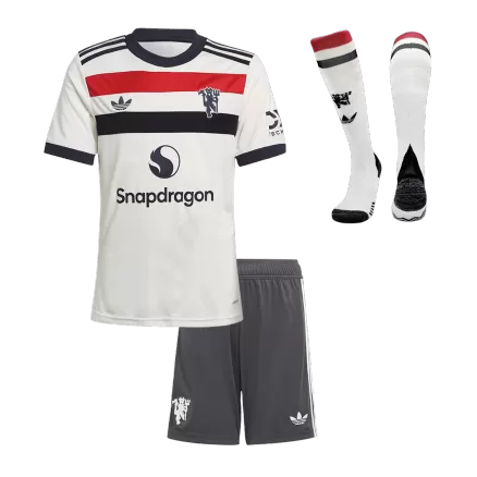 Manchester United Third Away Soccer Jersey Kit 2024/25 Kids(Jersey+Shorts+Socks) - gojersey